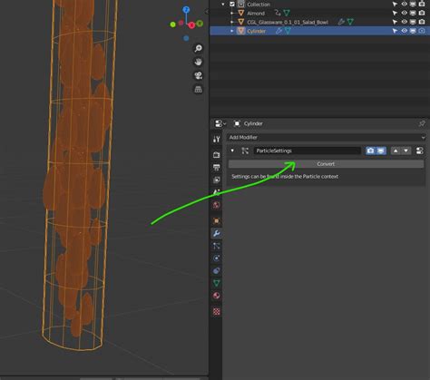 blender convert particles to mesh.